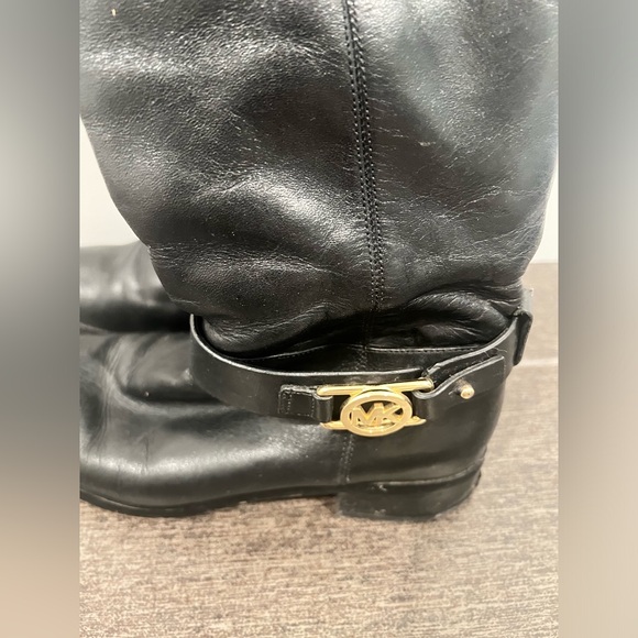 Michael Kors black leather boots - Picture 2 of 4
